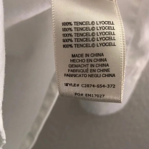 Cloth & Stone Button Down White Collared Shirt - Picture 5 of 5